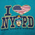 VINTAGE I LOVE NYPD SWEATSHIRT 1990s SIZE LARGE MADE IN USA