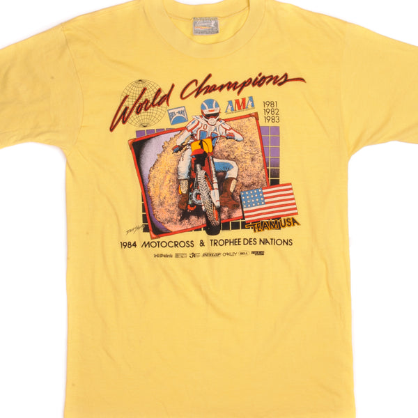 Vintage Sportswear Tri-Blend T-shirt USA made L 1984 run race 10K