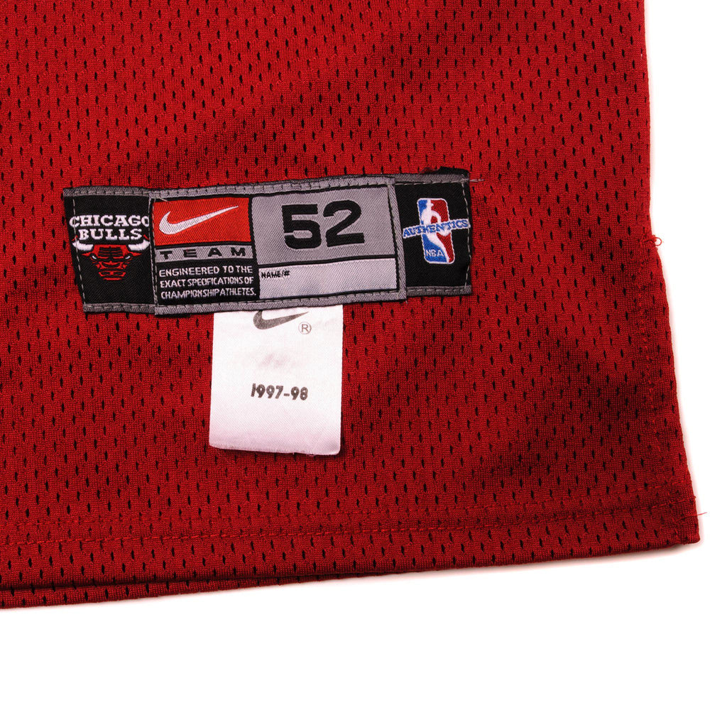 Michael Jordan 1997-98 Chicago Bulls NBA Finals Authentic Nike Jersey Size  52