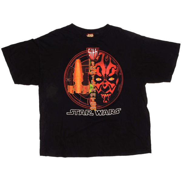 Vintage Star Wars Episode 1 The Phantom Menace Darth Maul Sith Infiltrator Tee Shirt Size XLarge.