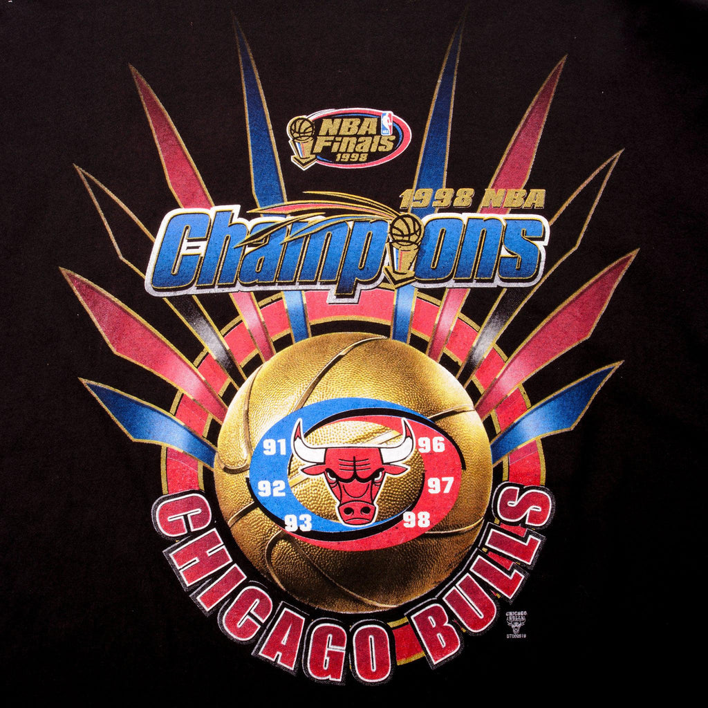 1998 Bulls Champions T-Shirt – Vintage X Clothing