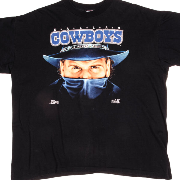 Vintage NFL Dallas Cowboys Salem Sportswear Tee Shirt 1992 Size XLarge Made In USA with single stitch sleeves.