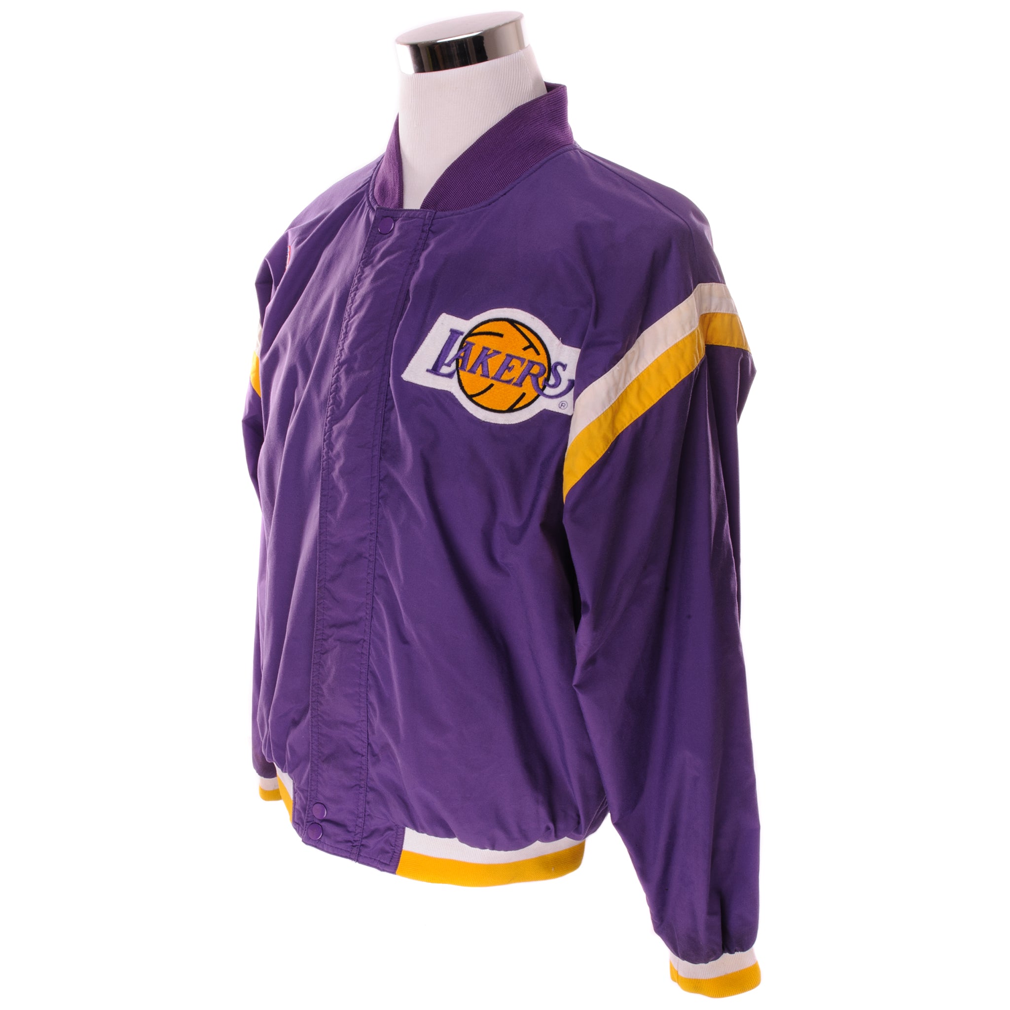 Vintage 90s Nylon Purple Starter Lakers Windbreaker Jacket - Medium– Domno  Vintage