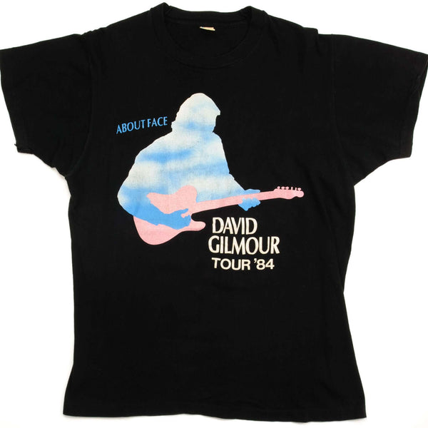 復古 DAVID GILMOUR T 卹 ABOUT FACE TOUR 1984 大尺碼美國製造