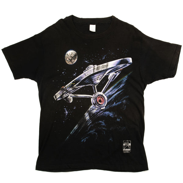 CAMISETA VINTAGE DEL 25.º ANIVERSARIO DE STAR TREK, TALLA GRANDE, 1991, FABRICADA EN EE. UU.