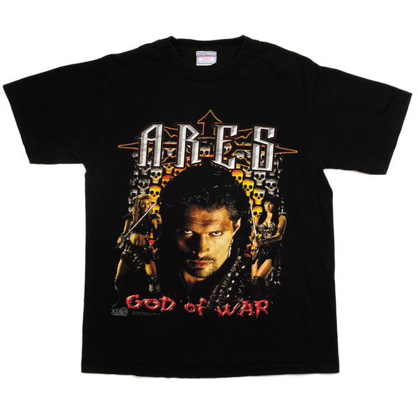 CAMISETA VINTAGE DE XENA, ARES, GOD OF WAR, TALLA MEDIANA, 1997, FABRICADA EN EE. UU.