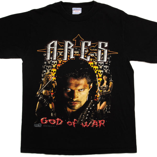 VINTAGE XENA ARES GOD OF WAR TEE SHIRT 1997 SIZE MEDIUM MADE IN USA