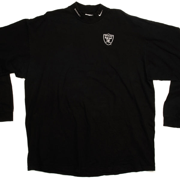 SUDADERA VINTAGE NIKE NFL RAIDERS AÑOS 90 TALLA 2XL FABRICADA EN EE. UU.