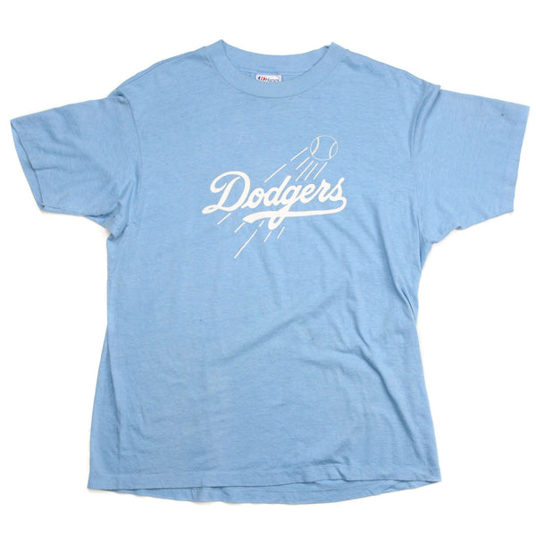 CAMISETA VINTAGE DEL EQUIPO DE FOTOGRAFÍA DE LOS DODGERS DE LA MLB, TALLA MEDIANA, FABRICADA EN EE. UU.