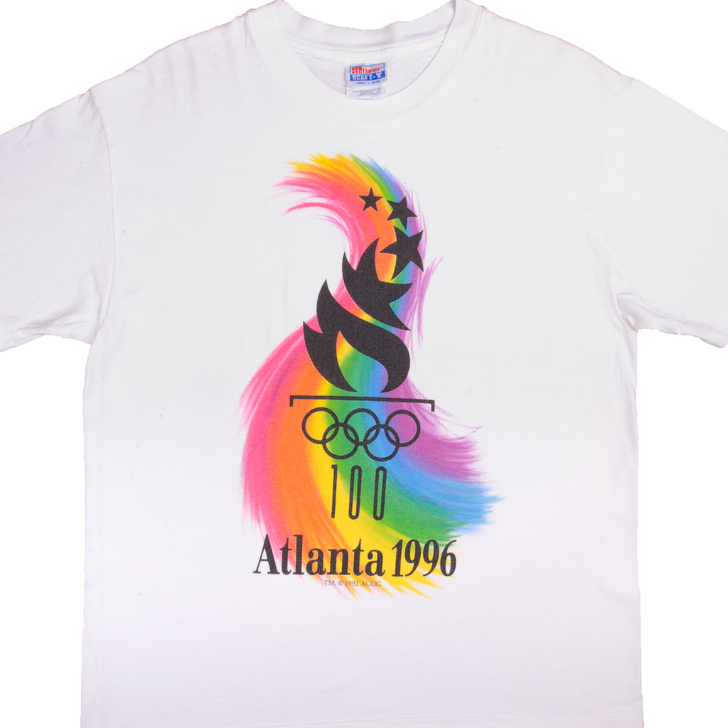 Sports / College Vintage Atlanta Olympics Summer Games 1996 Tee Shirt Size XL Made in USA