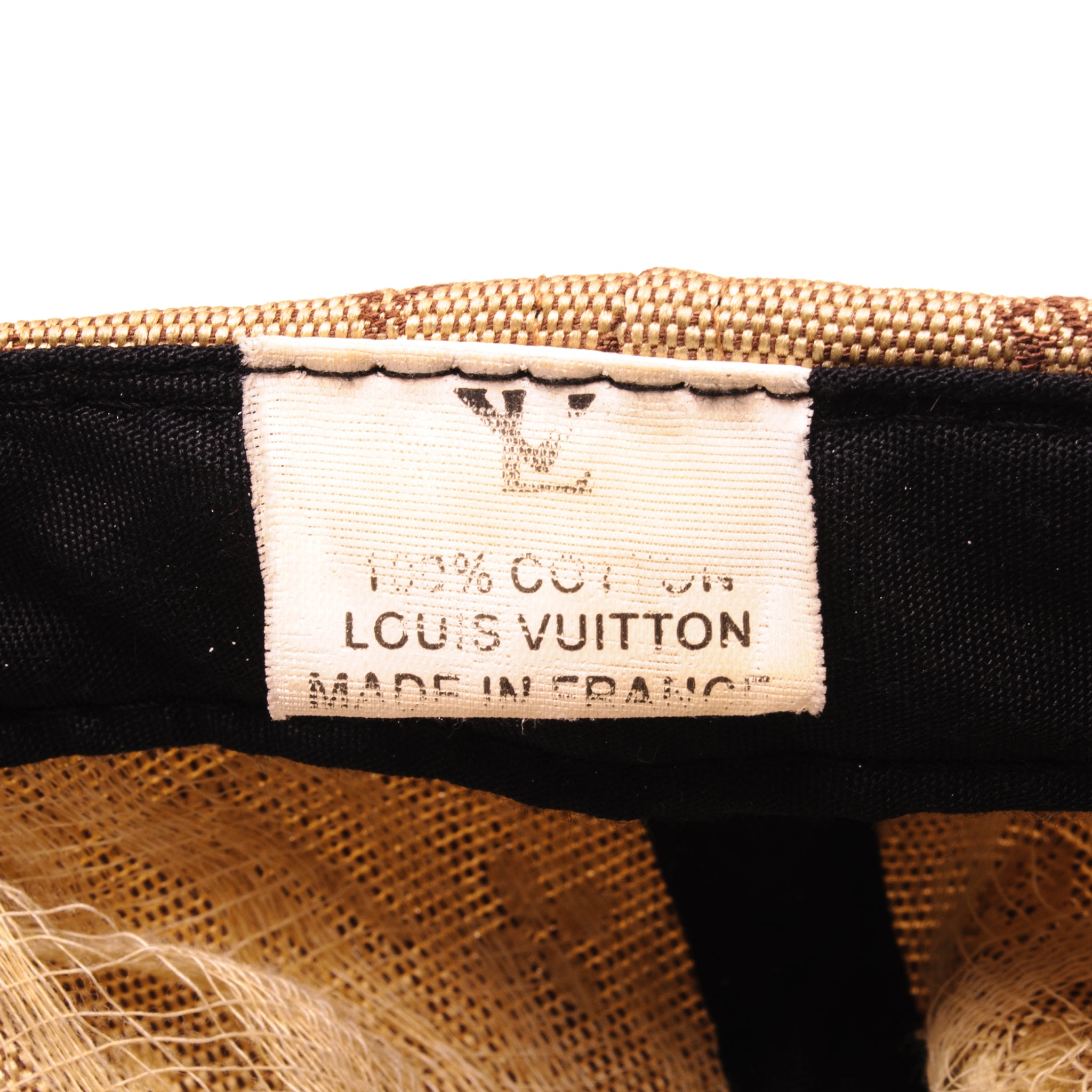 Louis Vuitton Cream Nutria Fur 212927 Hat For Sale at 1stDibs