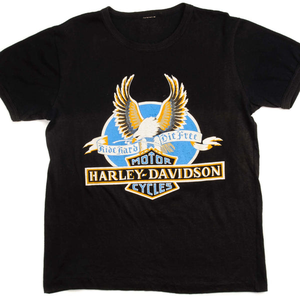 CAMISETA VINTAGE HARLEY DAVIDSON AÑOS 70 Y 80 TALLA MEDIANA