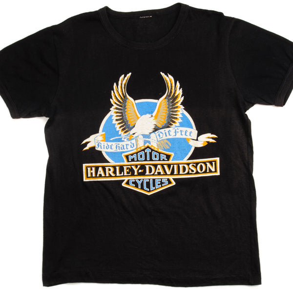 VINTAGE HARLEY DAVIDSON TEE SHIRT 1970S 1980S SIZE