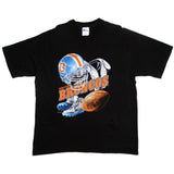 Vintage NFL Denver Broncos Tee Shirt 1996 Size XL Made In USA. black