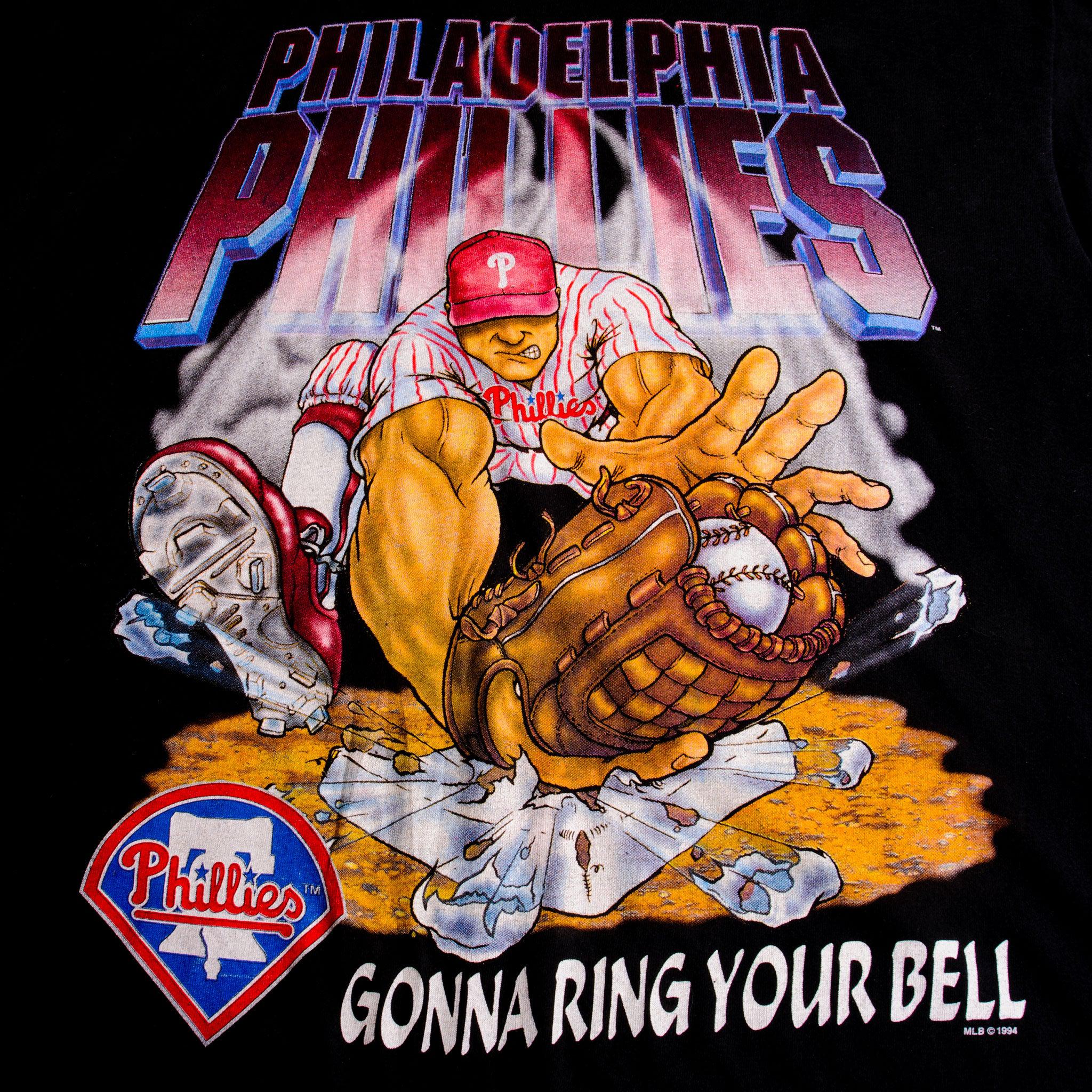 VINTAGE MLB PHILADELPHIA PHILLIES TEE SHIRT 1990 SIZE XL MADE IN USA