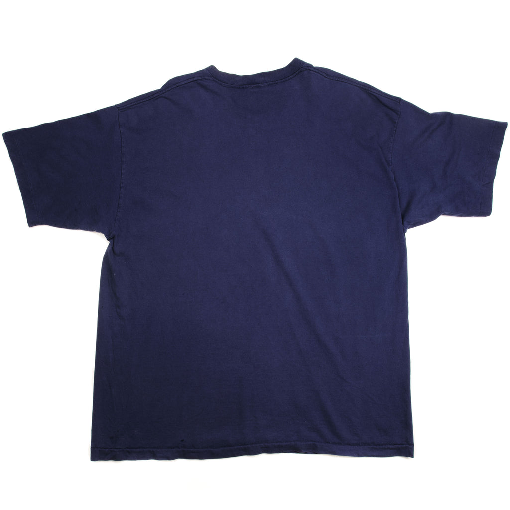 Women's Drew Bledsoe Backer Slim Fit T-Shirt - Navy - Tshirtsedge