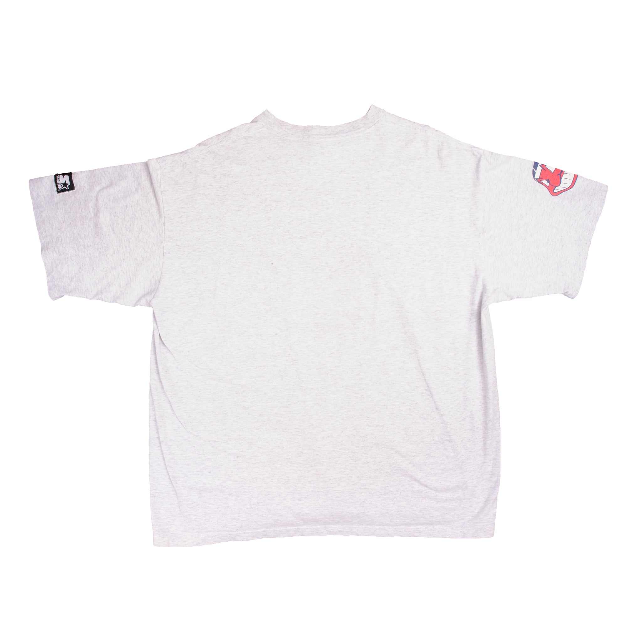 Cleveland Indians Wahoo Graphic Men's L/S White Shirt XL
