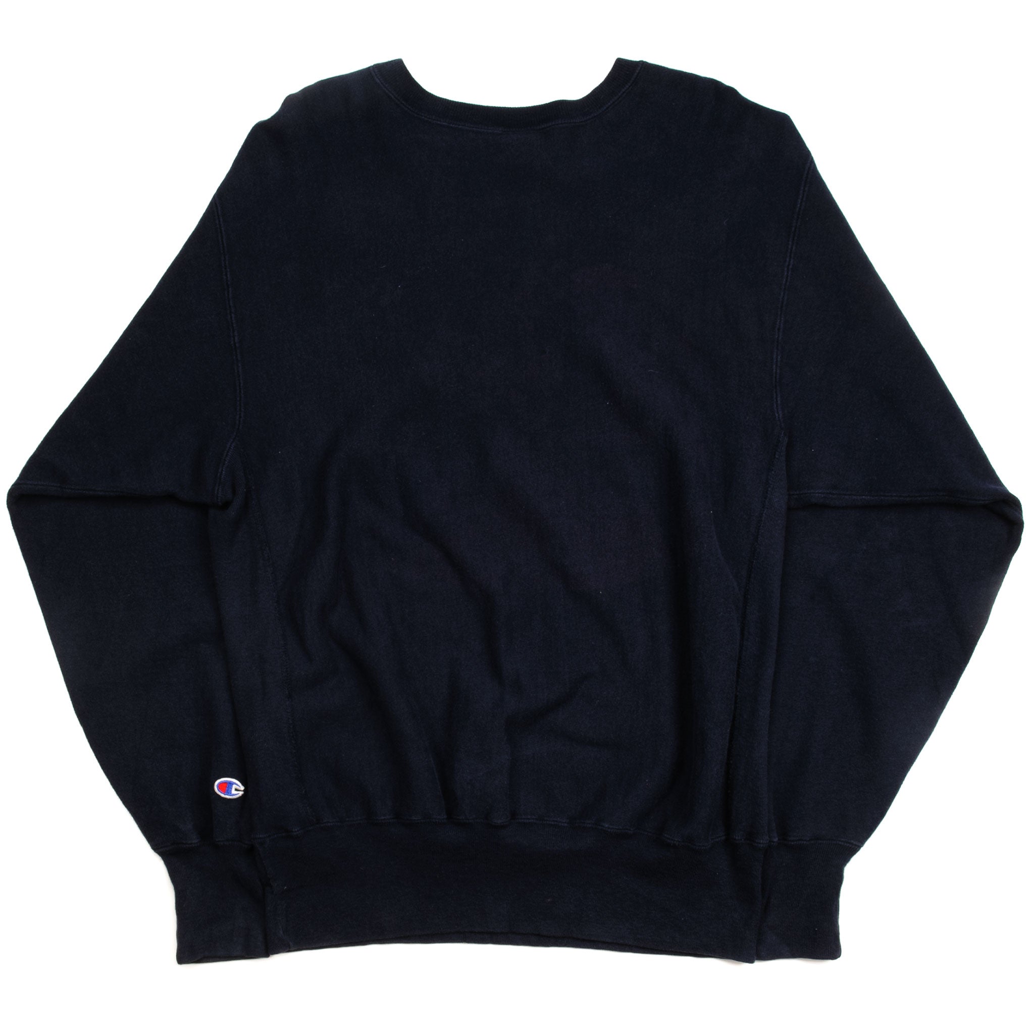 Plain black champion online sweatshirt