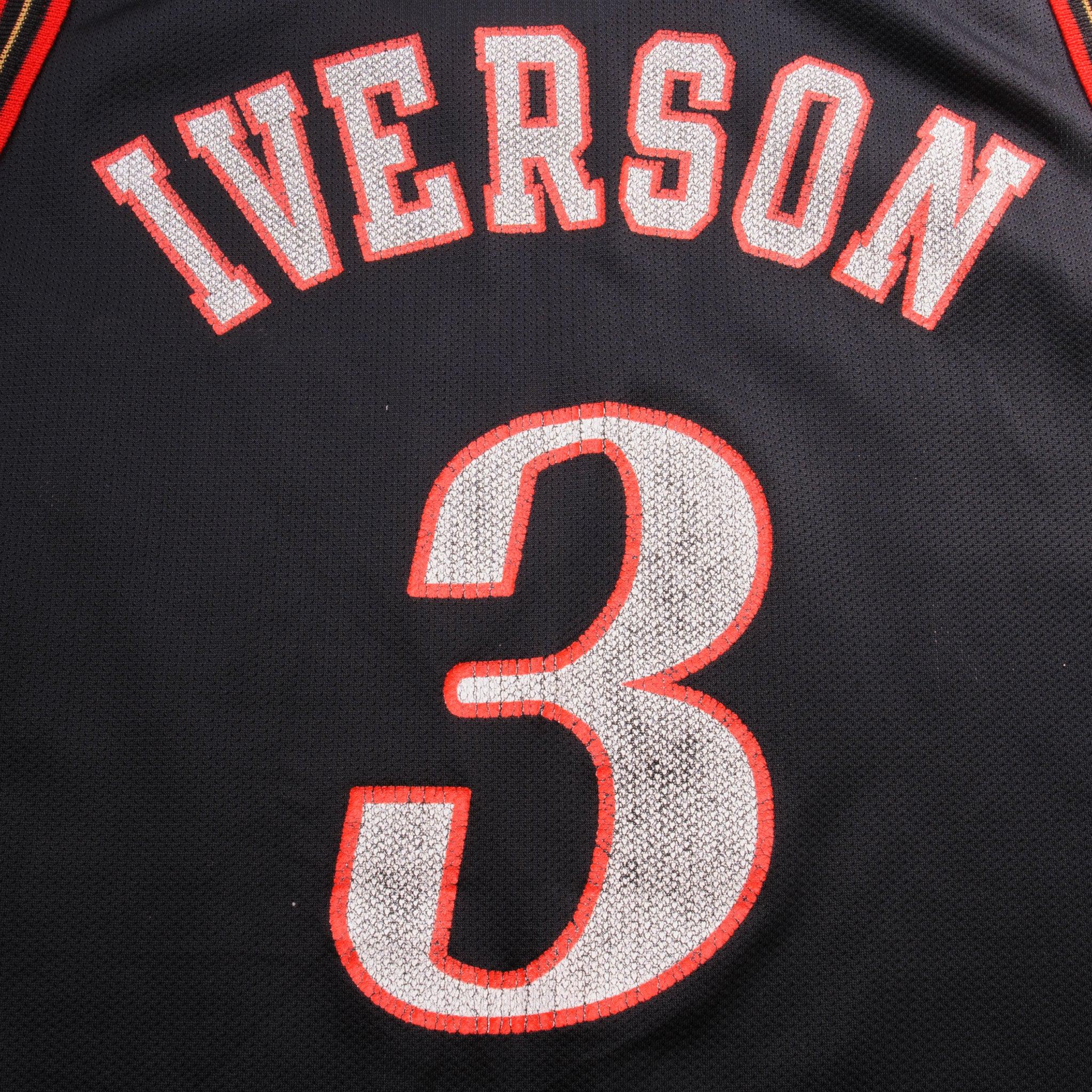 Vintage Champion 76ers Allen Iverson Jersey (Size 52) — Roots