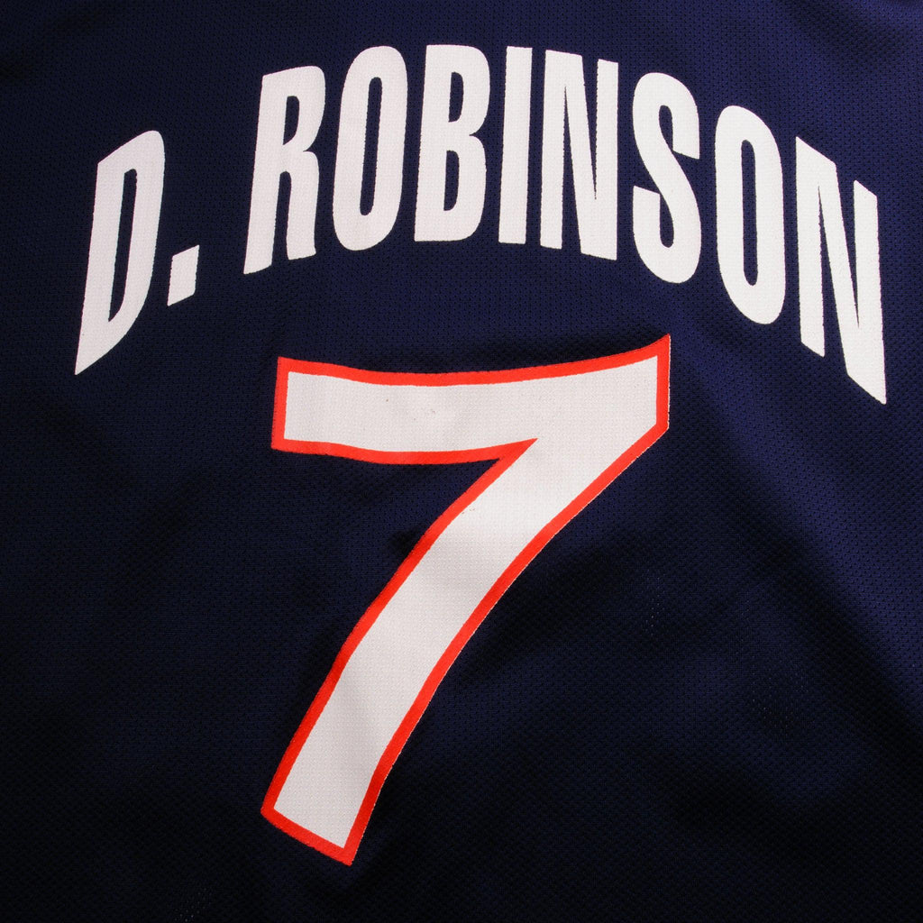 Sports / College Vintage Champion Team USA Basketball D Robinson 7 Jersey 1996 Size Large Made in USA