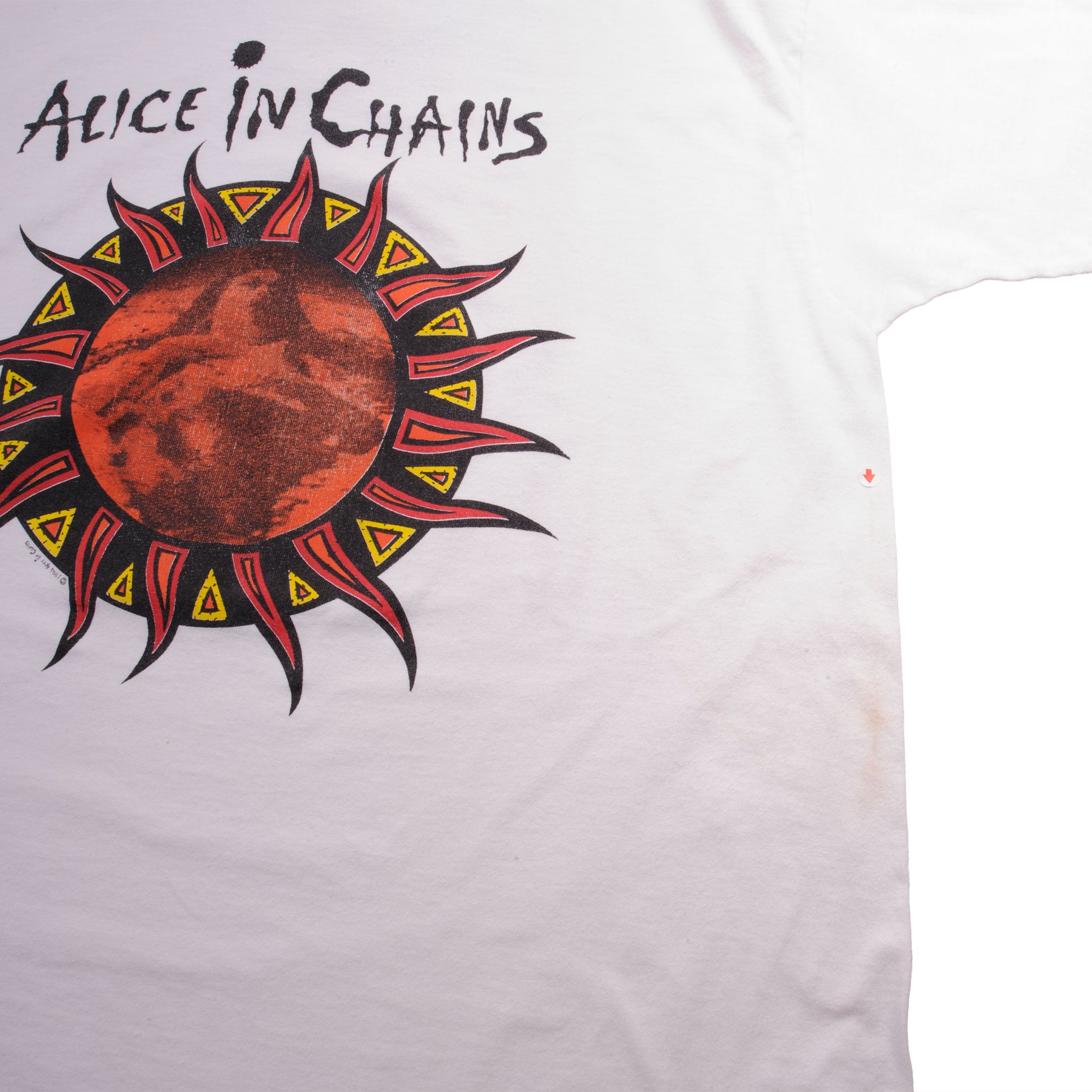 Music Vintage Alice in Chains LOLLAPALOOZA' 93 Tee Shirt 1994 Size Small Made in USA