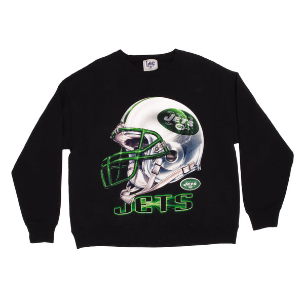 Vintage NFL New York Jets Sweatshirt Size L Made In USA. 1990s