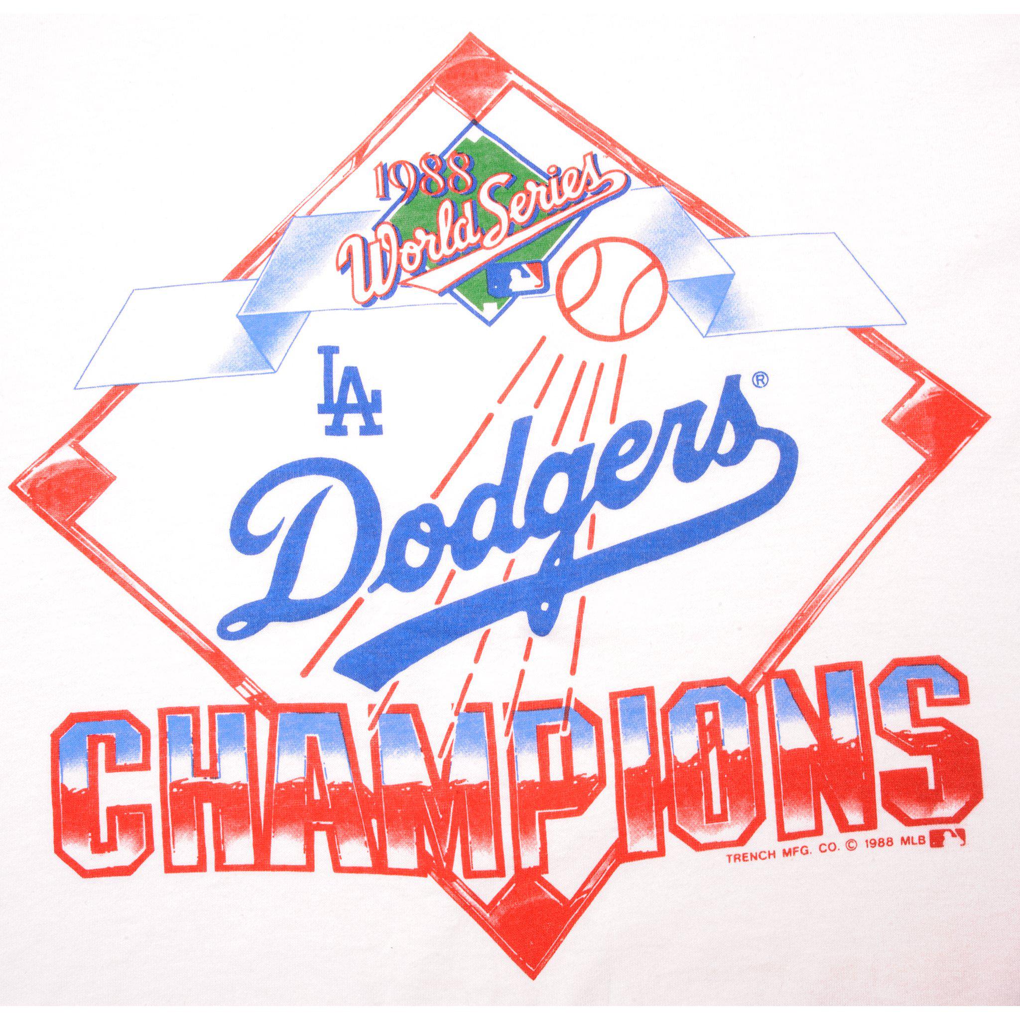 Vintage Los Angeles Dodgers 1988 World Series T Shirt Tee Made -  Norway