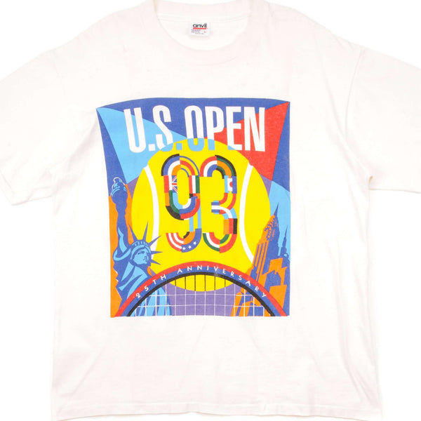 CAMISETA VINTAGE DEL US OPEN 1993, TALLA GRANDE, FABRICADA EN EE. UU.