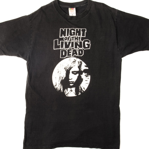 CAMISETA DE PELÍCULA DE TERROR VINTAGE LA NOCHE DE LOS MUERTOS VIVIENTES TALLA MEDIANA 