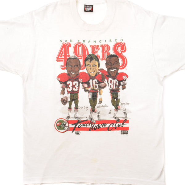 CAMISETA VINTAGE NFL SAN FRANCISCO 49ERS 1987 TALLA GRANDE FABRICADA EN EE. UU.