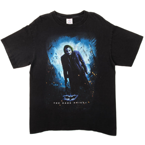 Vintage Batman The Dark Knight Joker Tee Shirt Size Medium.