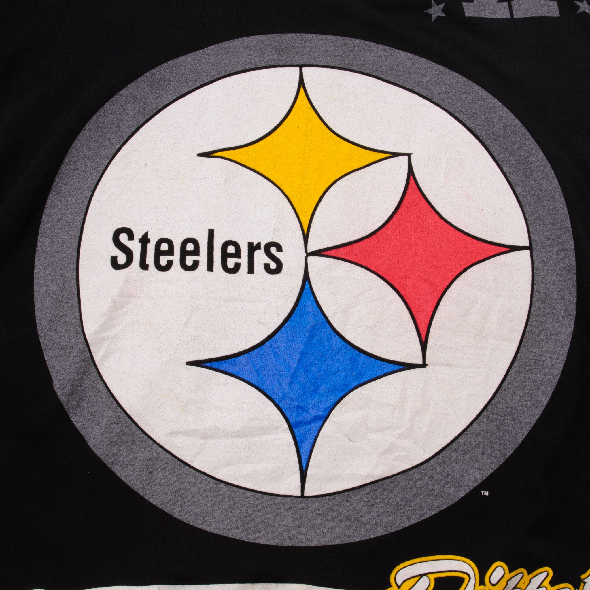 Sports / College Vintage NFL Pittsburgh Steelers All Over Print Tee Shirt 1994 Large Made in USA