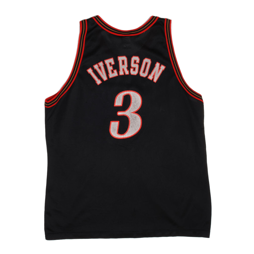 Allen Iverson #3 Philadelphia 76ers NBA Champion Jersey 44 LG