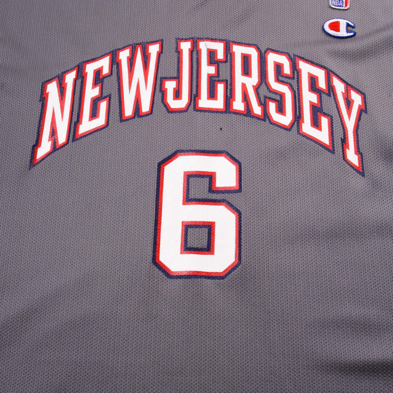 Vintage New Jersey Nets Kenyon Martin Stitched Nike Jersey YOUTH L +2 Length