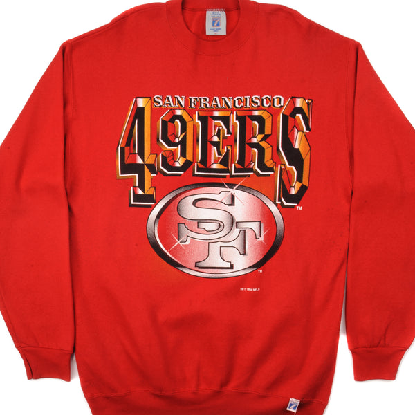 SUDADERA VINTAGE NFL SAN FRANCISCO 49ERS 1994 TALLA XL FABRICADA EN EE. UU.