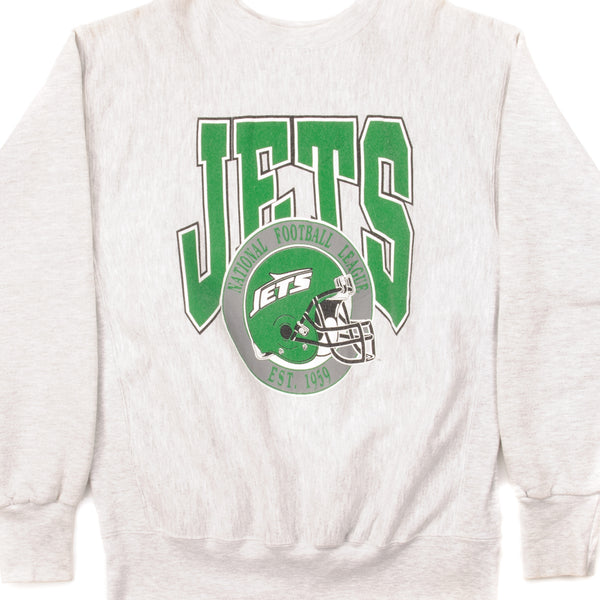 SUDADERA VINTAGE NFL NEW YORK JETS TALLA XL FABRICADA EN EE. UU.