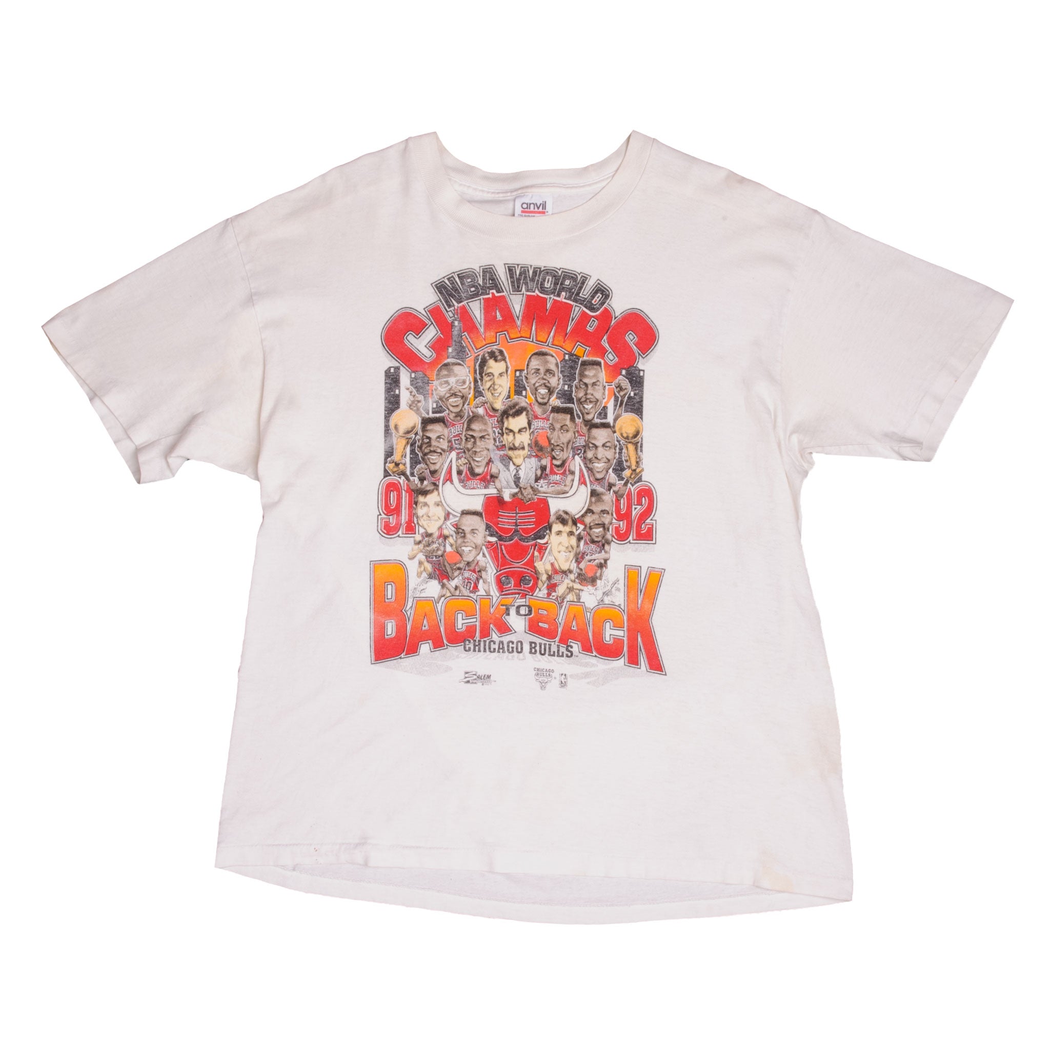 Chicago Bulls Champions Vintage Style T-Shirt, 2x