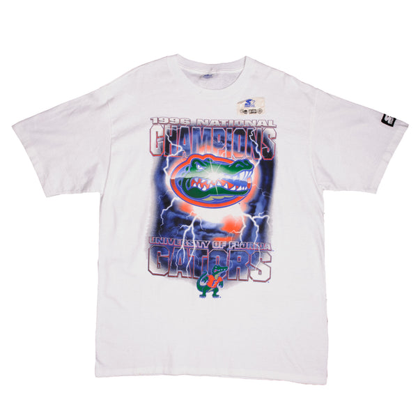 Vintage NFL Florida Gators 1996 Champions Tee Shirt Size Large With Single Stitch Sleeves, With Tags.