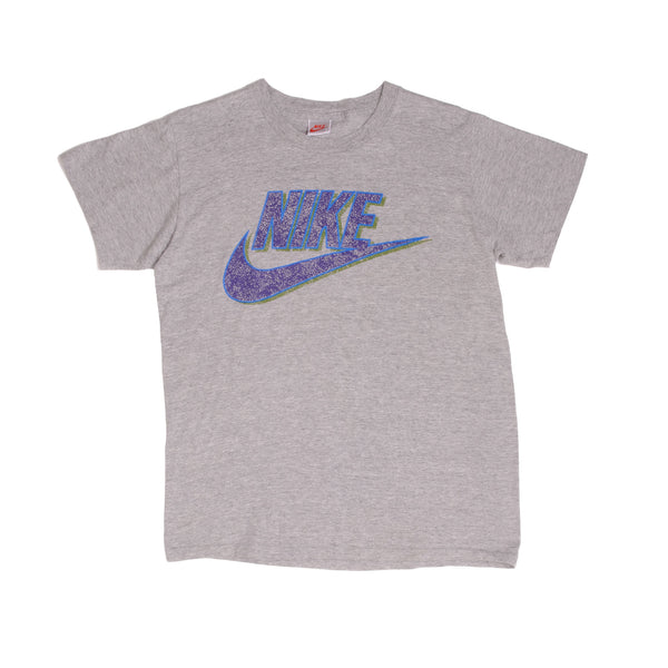 Vintage Nike Big Logo Tee Shirt Early 1990S Size Small Made In USA