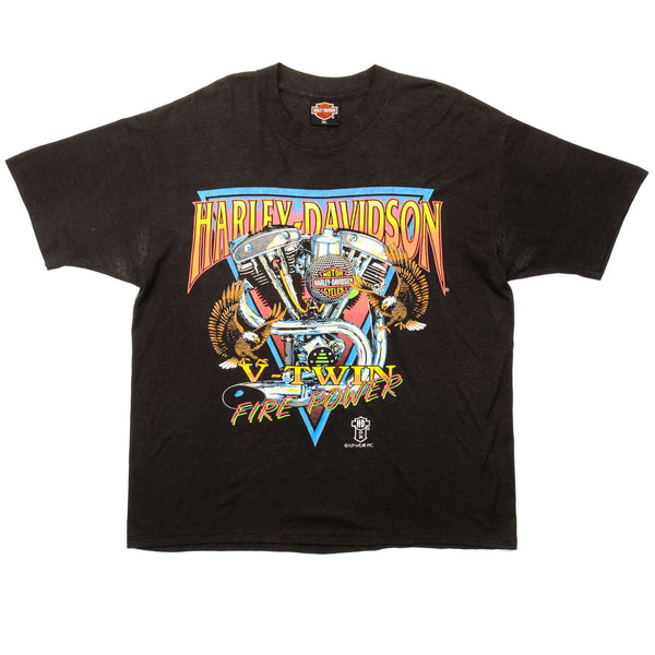 CAMISETA VINTAGE HARLEY DAVIDSON TALLA XL FABRICADA EN EE. UU.