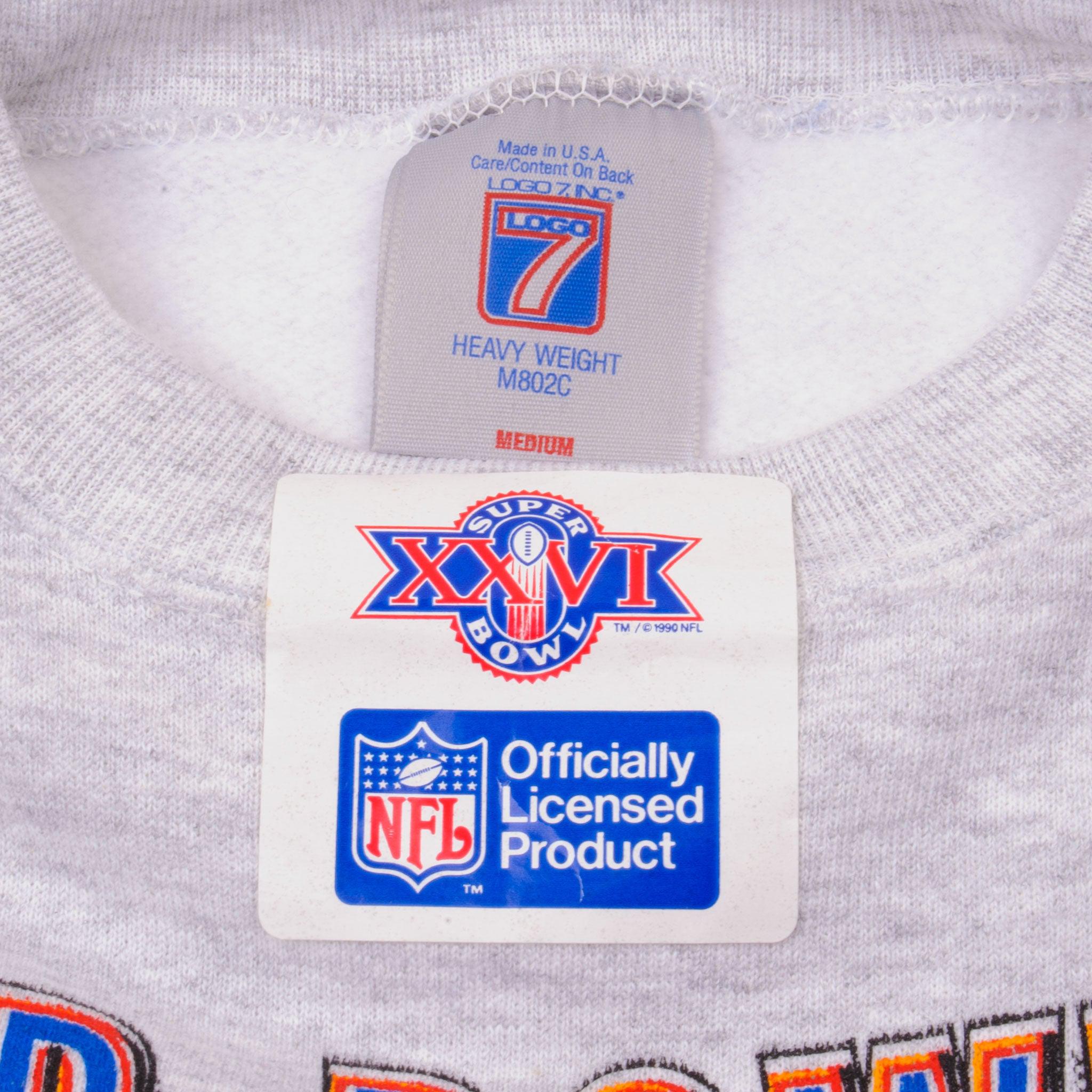 1992 Buffalo Bills Washington Redskins Super Bowl XXVI NFL T Shirt Size XL  – Rare VNTG