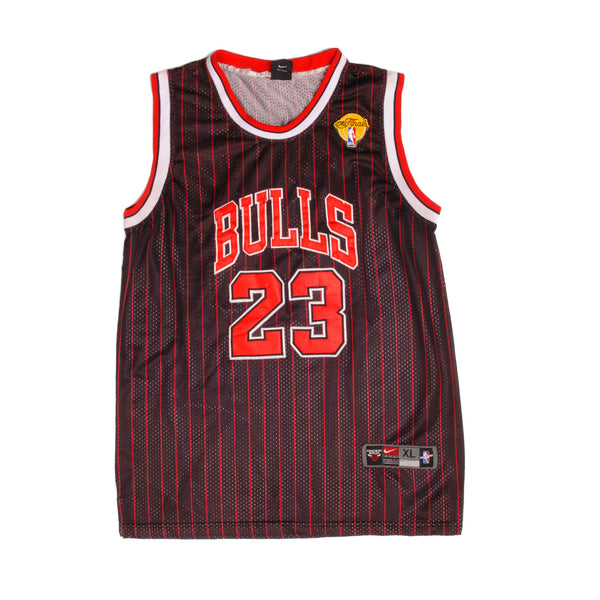 Vintage Champion Michael Jordan Chicago Bulls Red Jersey #23 X-Large 48 NBA  XL