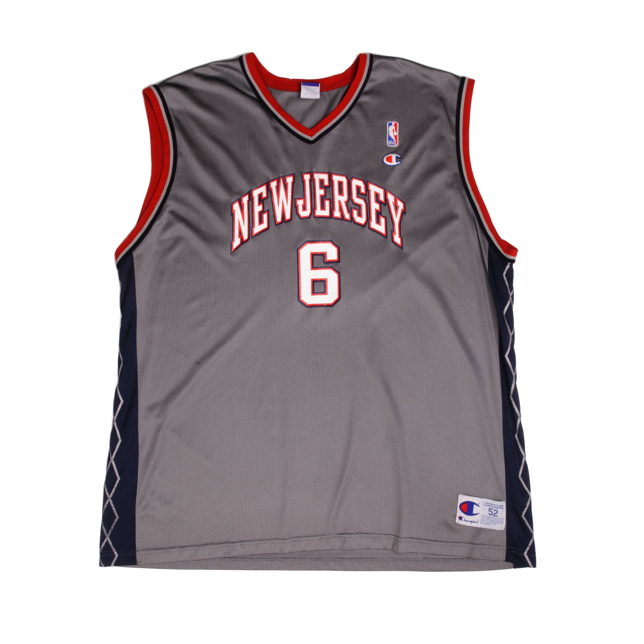 Vintage Champion NBA New Jersey Nets Kenyon Martin Jersey 2000s Size 2XL