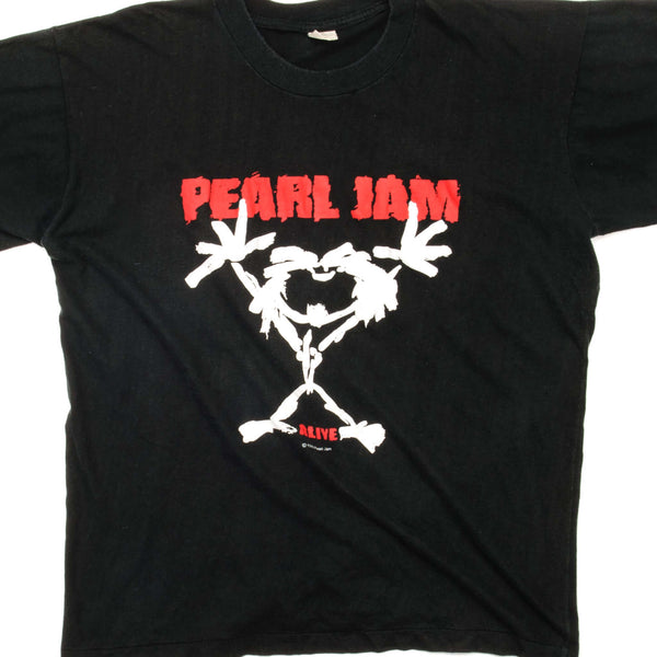 復古 PEARL JAM ALIVE T 卹 1995 大尺碼