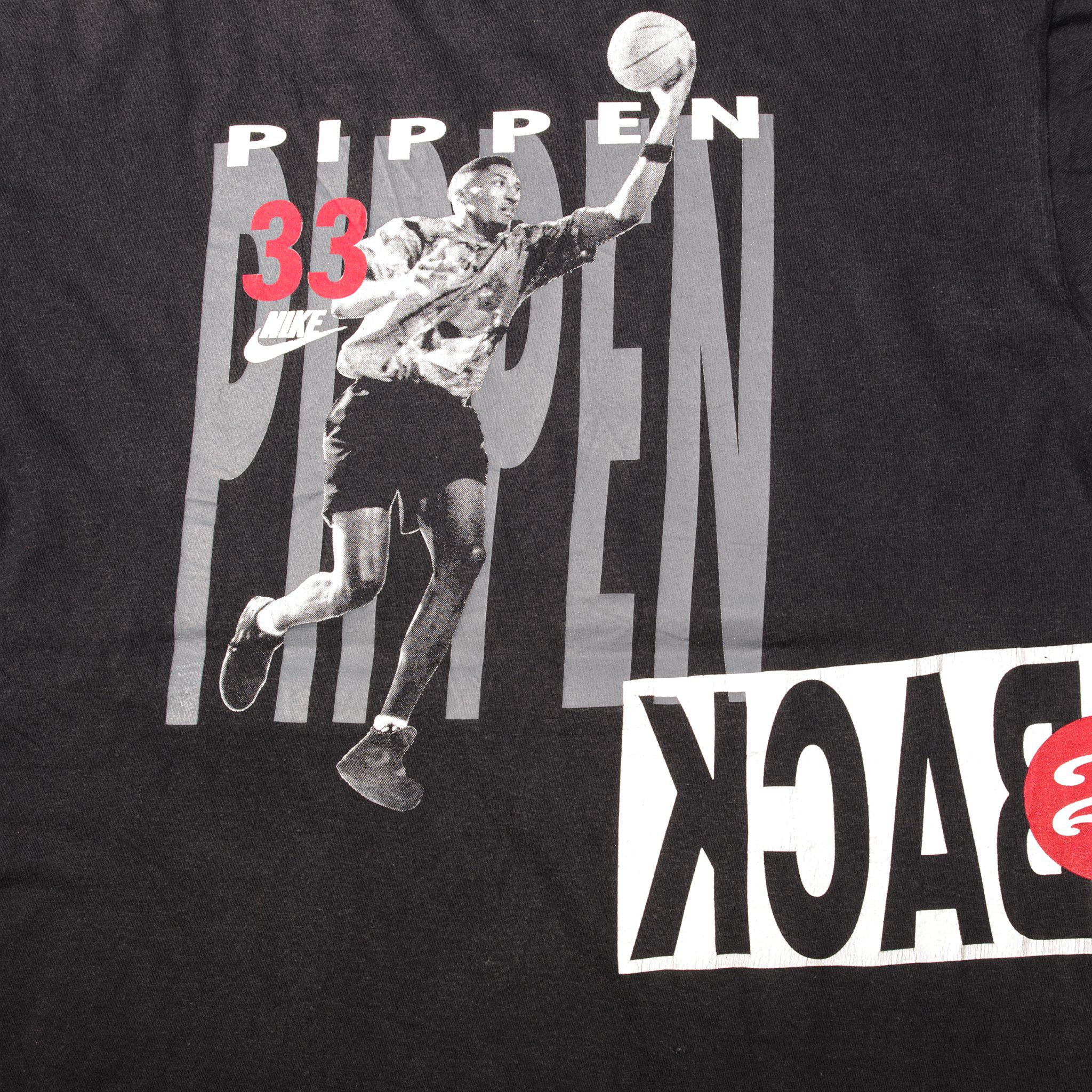 Vintage 90s Nike Scottie Pippen RARE T-shirt 