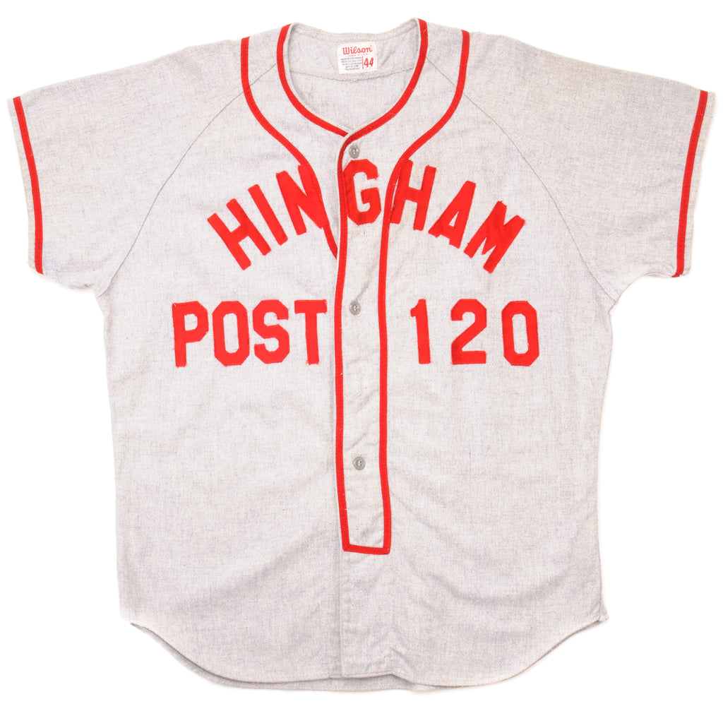 Vintage Wilson Baseball Jersey Hingham Post 120 Number 23 Size XL Made in USA