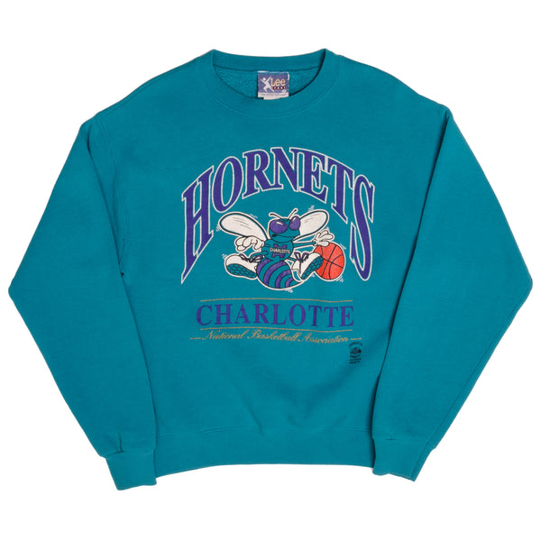 Vintage Nba Charlotte Hornets Sweatshirt 1990S Size Large Made In USA