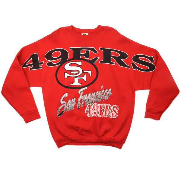 SUDADERA VINTAGE NFL SAN FRANCISCO 49ERS 1994 TALLA L/XL FABRICADA EN EE. UU.