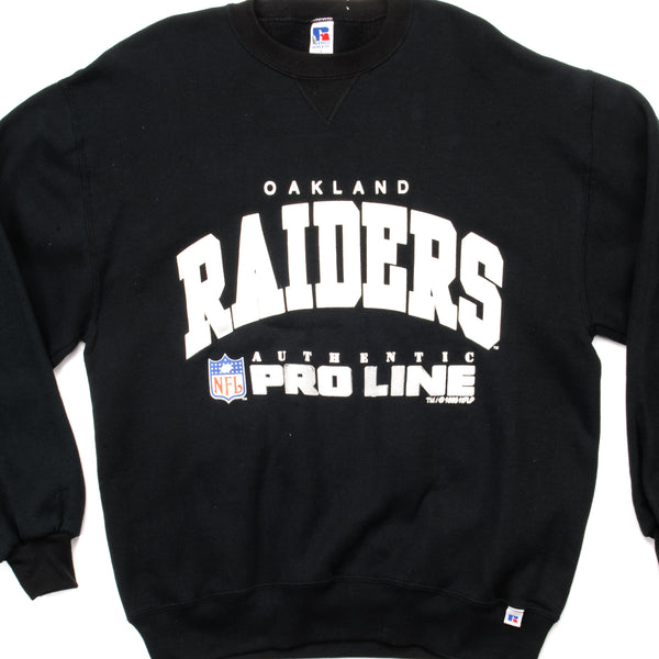 SUDADERA VINTAGE NFL OAKLAND RAIDERS 1995 TALLA GRANDE FABRICADA EN EE. UU.