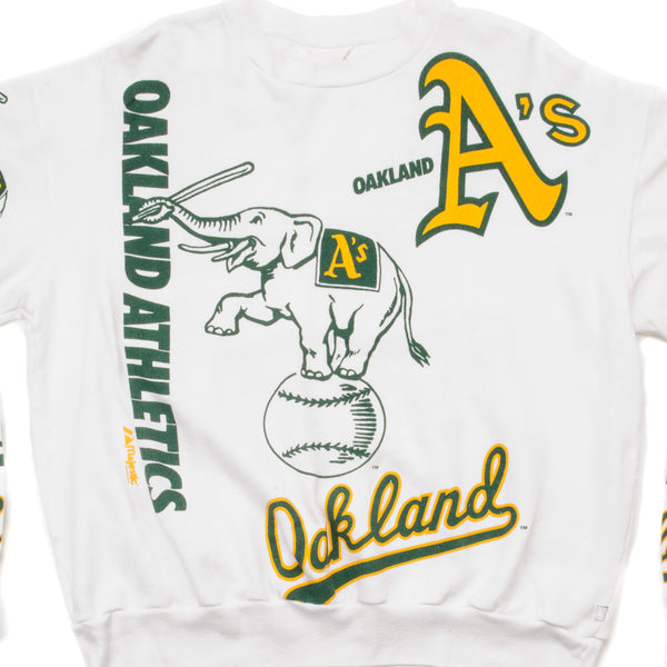 VINTAGE MLB OAKLAND ATHLETICS SWEATSHIRT SIZE LARGE